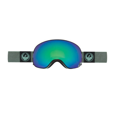 Men's Dragon Goggles - Dragon X2 Goggle. Hone Emerald - Optimized Flash Green